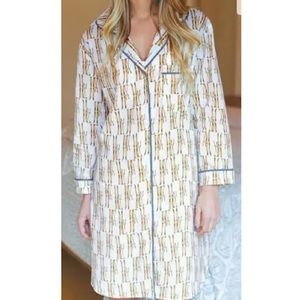 Rock Paper Flower Ski Nightshirt